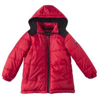iXtreme Boys Hooded Puffer Jacket   Red 18