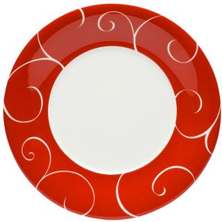 Red Vanilla Panache Rouge Salad Plates (set Of 6) (Red/white Number of pieces Six (6)Dimensions 8.5 inchesMaterials Ultra strong porcelainCare instructions Microwave and dishwasher safeBrand Red vanilla )