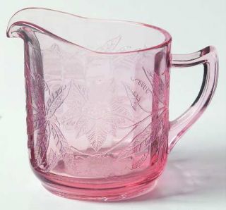 Jeannette Floral Pink Creamer   Pink,Depression Glass