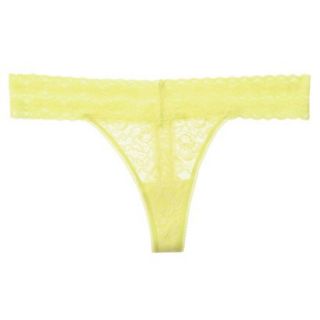 Gilligan & OMalley Womens All Over Lace Thong   Sunlit Vine M