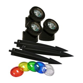 Alpine Power Beam 23 ft. Cord with Color Lenses   Set of 3 Multicolor   PLM310
