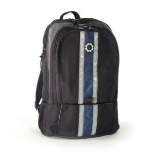 DadGear Backpack Diaper Bag   Center Stripe Blue   BP CS BU