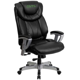 FlashFurniture Hercules Series Personalized Leather Office Chair GO 1534 BK L