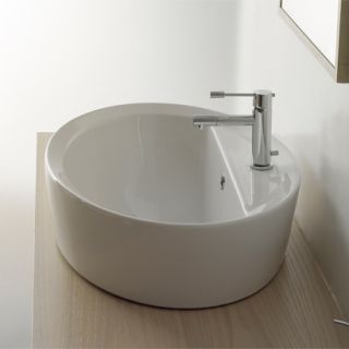 Scarabeo 8056AR Matty Above the Counter Ceramic Washbasin with Overflow