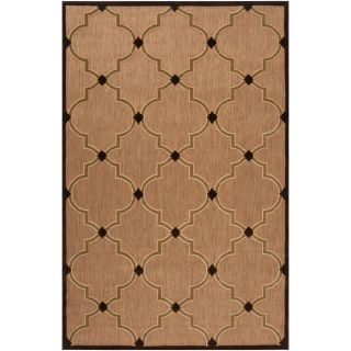 Woven Tan Bernardino Indoor/outdoor Moroccan Lattice Rug (710 X 108)