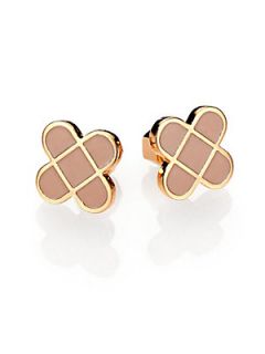 Marc by Marc Jacobs Modern Intersection Stud Earrings   Rose
