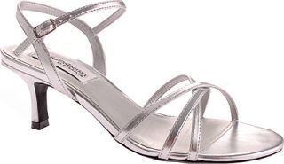 Womens Dyeables Flamingo   Silver Prom Shoes