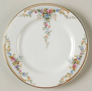 Paul Muller Kenmore, The Bread & Butter Plate, Fine China Dinnerware   Flowers H