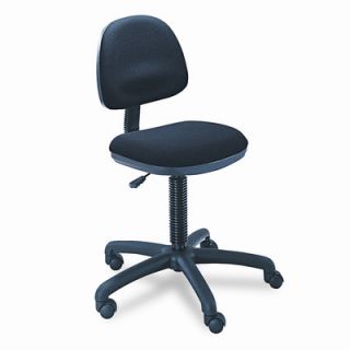 Safco Products Precision Desk Height Swivel Chair 3380BL / 3380DG Color Black