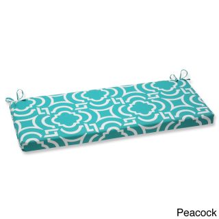 Pillow Perfect Outdoor Carmody Bench Cushion (100 percent Spun PolyesterFill material 100 percent Polyester FiberSuitable for indoor/outdoor useCollection CarmodyColor Options Navy, or Mango, or PeacockClosure Sewn Seam ClosureUV Protection Yes Weath