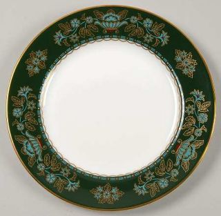 John Aynsley Winchester  (Green) Bread & Butter Plate, Fine China Dinnerware   G