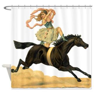 Vintage Horse & Rider Shower Curtain  Use code FREECART at Checkout