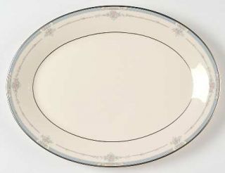 Royal Doulton Lisa 13 Oval Serving Platter, Fine China Dinnerware   Albion Shap