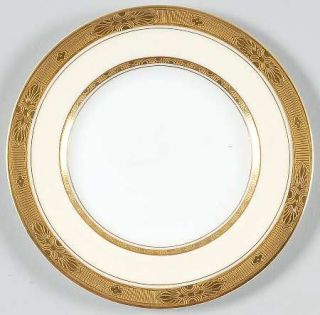 Royal Worcester Diana Cream Bread & Butter Plate, Fine China Dinnerware   Gold E