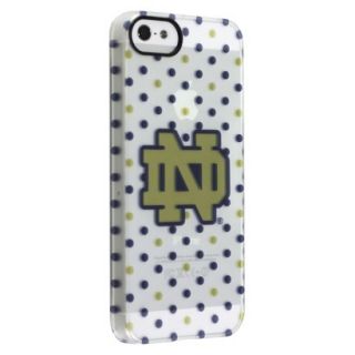 Collegiate Deflector Notre Dame Polka Dots Cell Phone Case for iPhone 5  