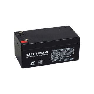UPG Sealed Lead Acid Battery   AGM type, 12V, 3.4 Amps, Model# UB1234