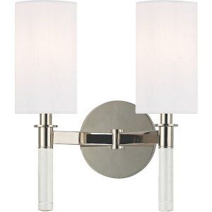 Hudson Valley HV 6312 PN Wylie 2 Light Wall Sconce