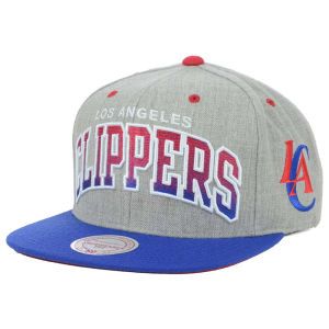 Los Angeles Clippers Mitchell and Ness NBA Heather Gradient Snapback Cap