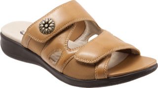 Womens SoftWalk Tamarack   Tan Nappa Leather/Stretch Casual Shoes