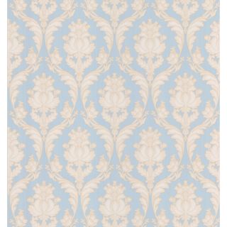 Brewster Light Blue Botanical Damask Wallpaper (Light BlueDimensions 20.5 inches wide x 33 feet longBoy/girl/neutral NeutralTheme TraditionalMaterials Solid vinyl sheetCare instructions ScrubbableHanging instructions PrepastedRepeat 10.25 inchesMat