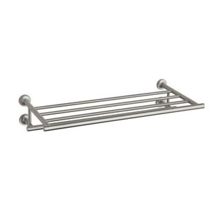 Kohler Purist Brushed Nickel Bathroom Tissue Shelf (Brushed nickel Shower rack Yes Dimensions 3.1 inches tall x 24 inches long x 12 inches wideAssembly Required )