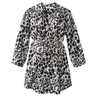 Liz Lange for Target Maternity 3/4 Sleeve Fashion Top   Black/White L