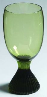 Lenox Emerald (Green) Water Goblet   Tempo Line,Green