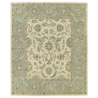 Hand tufted Joaquin Beige Kashan Wool Rug (10 X 14)