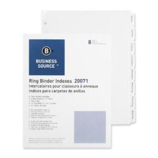 Business Source 3 Ring Plain Tab Divider