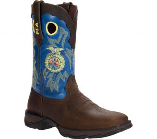 Womens Durango Boot RD033 10 Lady Rebel Western   Brown/FFA Blue Boots