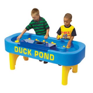 Gold Medal Deluxe Duck Pond Whiz Bang Carnival Game w/ Long Life Pumps, Blue & Yellow