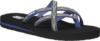 Womens Teva Olowahu   Softground Navy Sandals