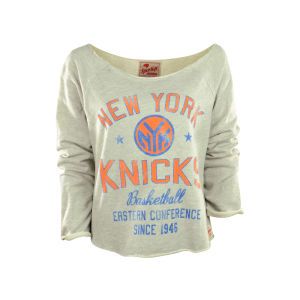 New York Knicks NBA Womens Crop Long Sleeve Top