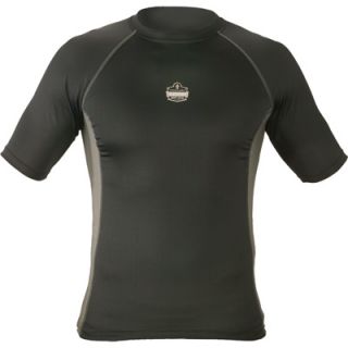 Ergodyne CORE Performance Work Wear Short Sleeve T Shirt   Black, 3XL, Model#