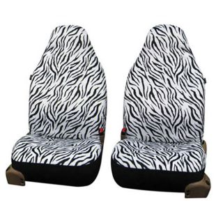 Fh Group Animal Print Velour Airbag Compatible and Split Rear Seat Covers