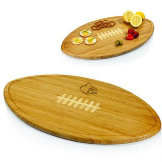 Picnic Time Kickoff University Of Louisville Cardinals Engraved Natural Wood X Large Cutting Board