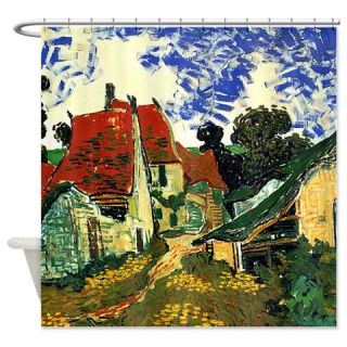  Van Gogh Villages Street in Auvers Shower Curtain  Use code FREECART at Checkout