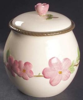 Franciscan Desert Rose (China) Medium Canister with Lid, Fine China Dinnerware  