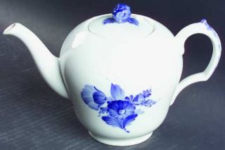 Royal Copenhagen Blue Flowers Braided Teapot & Lid, Fine China Dinnerware   Brai
