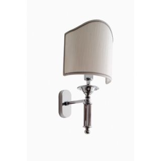 Scarabeo 640 Antika Collection Wall Mount Lamps with Applique Shades (Pair)