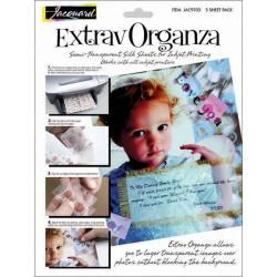 Extrav Organza Silk Sheets (pack Of 5)