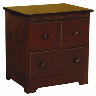 Atlantic Furniture Windsor 2 Drawer Nightstand C 6920 Finish Antique Walnut