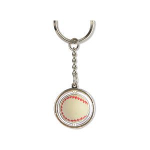 New York Mets AMINCO INC. Rubber Baseball Spinning Key Ring