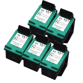 Sophia Global Remanufactured Ink Cartridge Replacement For Hp 93 (5 Color) (MultiPrint yield Up to 175 pages per cartridgeModel SG5eaHP93Pack of Five (5)We cannot accept returns on this product.This high quality item has been factory refurbished. Pleas