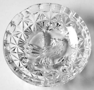 Hofbauer Byrdes Collection (The) Ashtray   Clear, Pressed, Bird