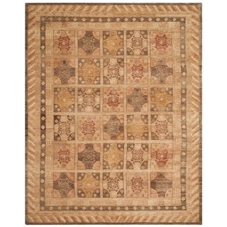 Safavieh Hand knotted Marrakech Gold/ Tan Wool Rug (8 X 10)