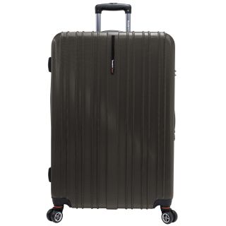 Travelers Choice Tasmania Polycarbonate 29 inch Expandable Spinner Upright (100 percent pure polycarbonateInterior Dimensions 28.5 in high x 19 inches wide x 10.5 inches deep, expands to 12.5 inches deepExterior Dimensions 29 inches high x 19.5 inches w