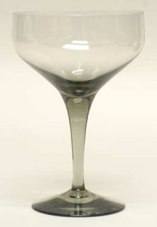 Orrefors Rhapsody Smoke Champagne/Tall Sherbet   Stem #1850/8, Plain Bowl, All S
