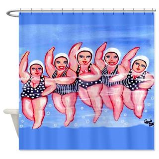  Water Aerobics Divas Fun Art Shower Curtain  Use code FREECART at Checkout