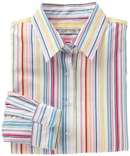 Patterned Signature Cotton Poplin Shirt